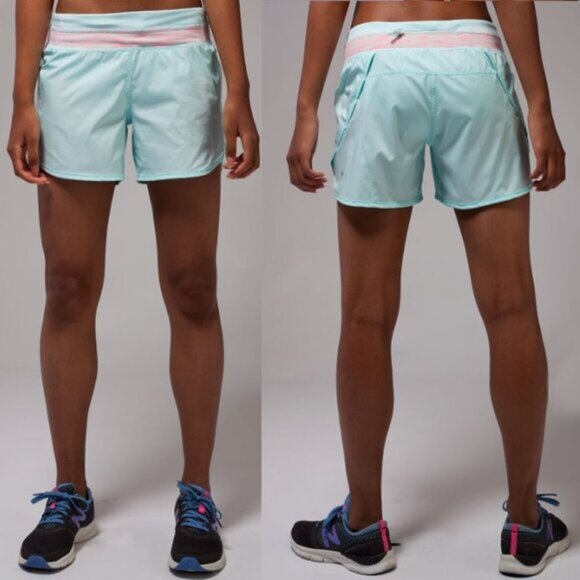 Ivivva | Aquamarine Space Dye Nimbus Relay Racer Short | Size 14 - Picture 1 of 12